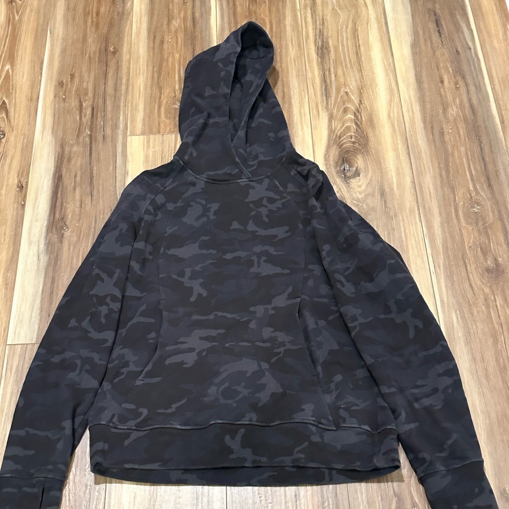 lululemon athletica Black Camo Hoodie